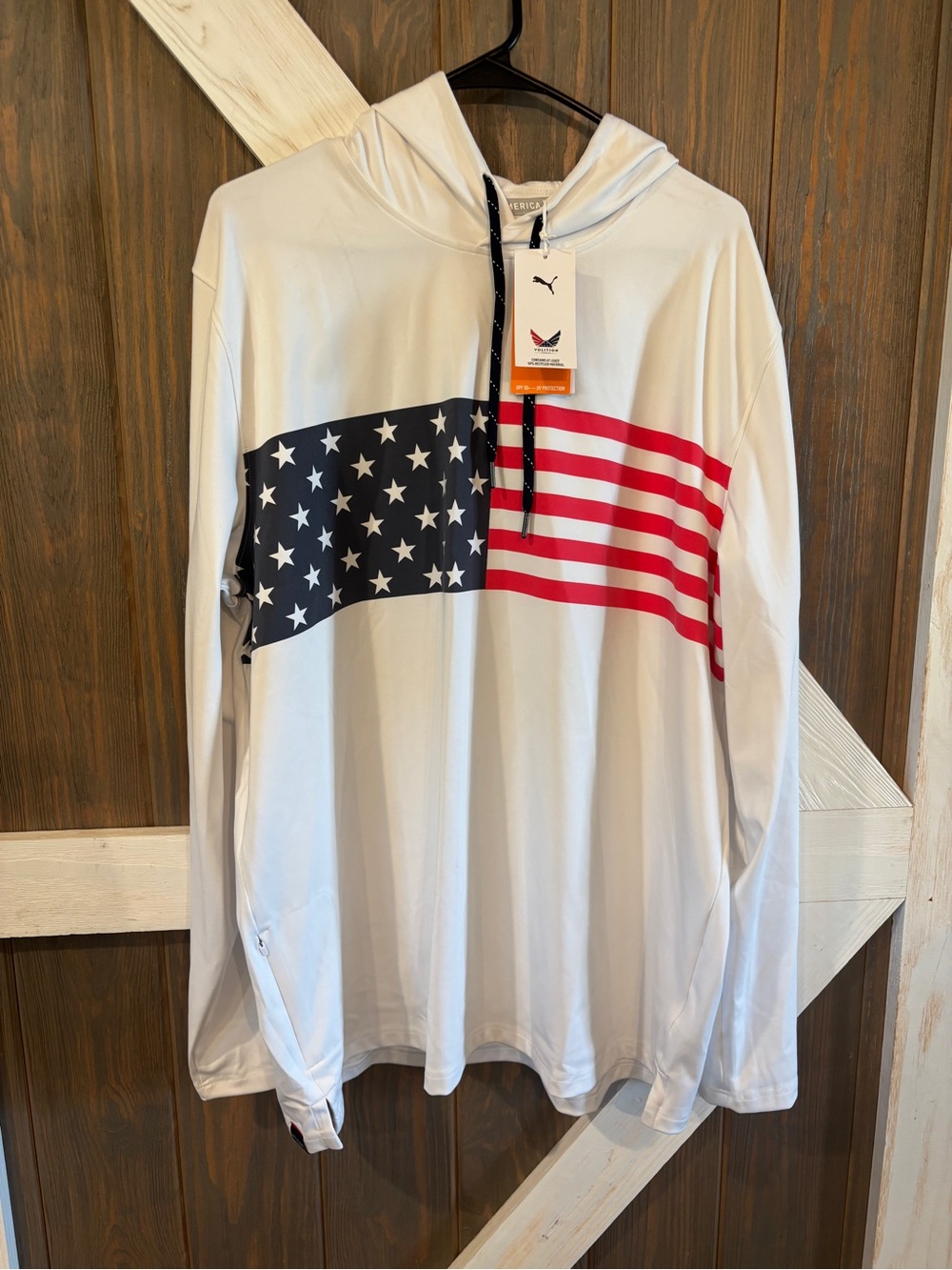 Puma x Volition Flag Golf Hoodie Mens XL
